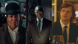 Regina King in The Harder They Fall; Lance Reddick in John Wick: Chapter 3 - Parabellum; Lucas Hedges in Let Them All Talk