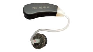 Pro Ears Pro Hear IV review: the digital hearing aid shown in black