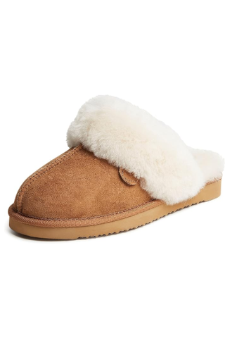 Dearfoams Fireside Sydney Shearling Fur Slippers (Were $89) 