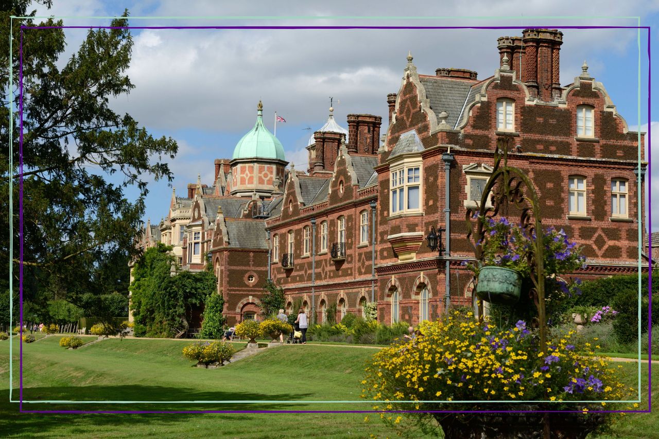 A view of Sandringham House