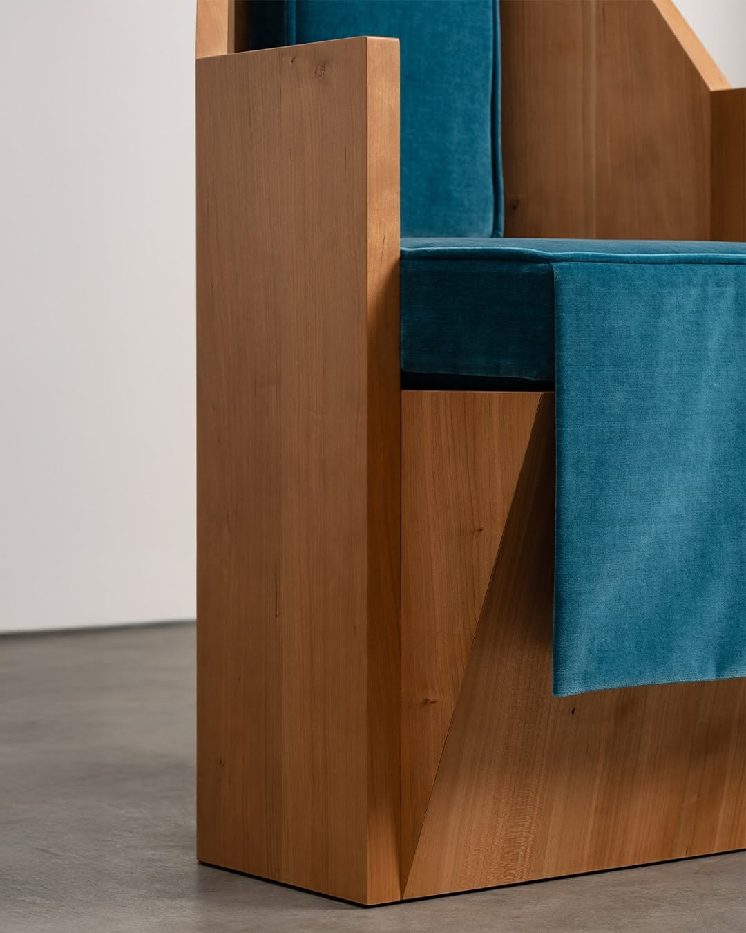 Furniture by Formafantasma made of wooden planks