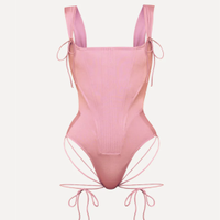 Elizabeth Corseted Swimsuit in Pink, £429 | Dilara Findikoglu