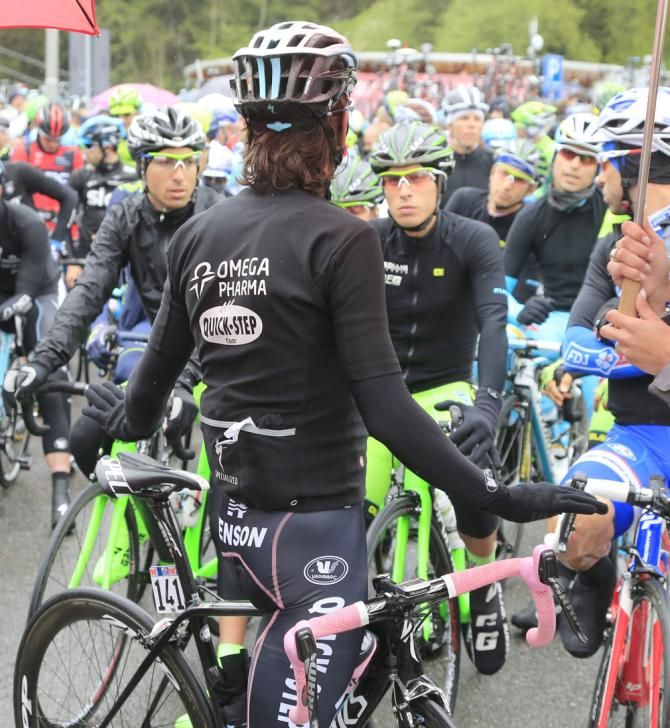 The start of stage 16 of the Giro d'Italia
