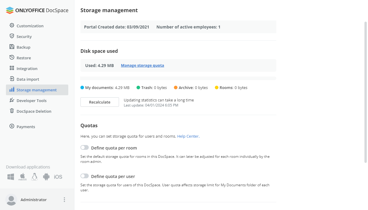 Onlyoffice DocSpace 2.5