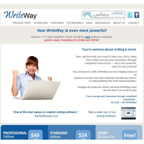 difference between writeitnow and writeway pro