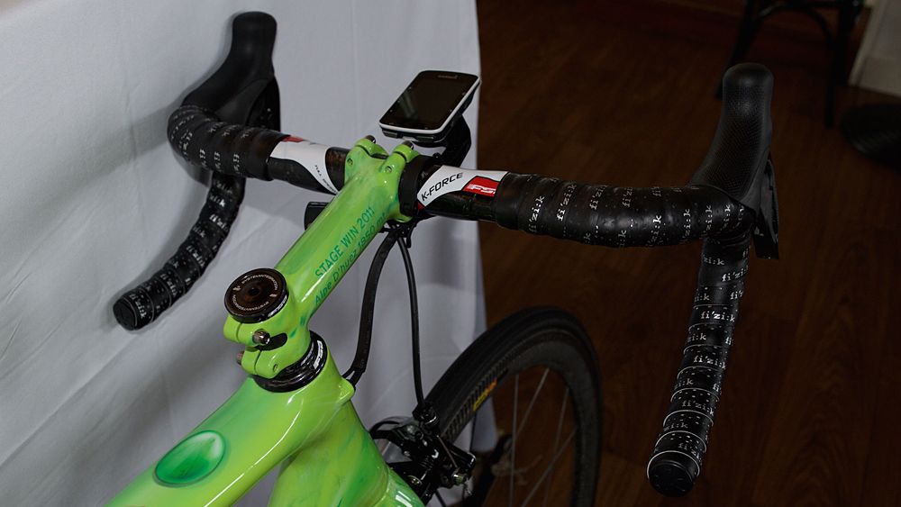 A closer look at the finish of the custom paint