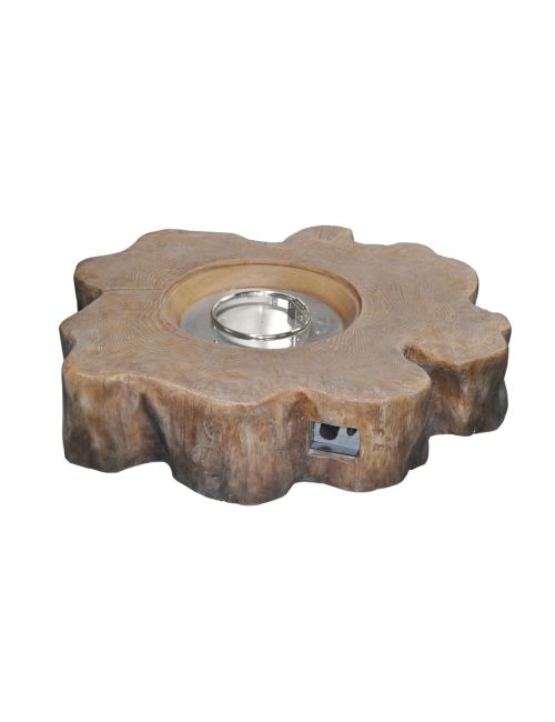 Citrana Round Concrete Propane Smokeless Fire Pit Table