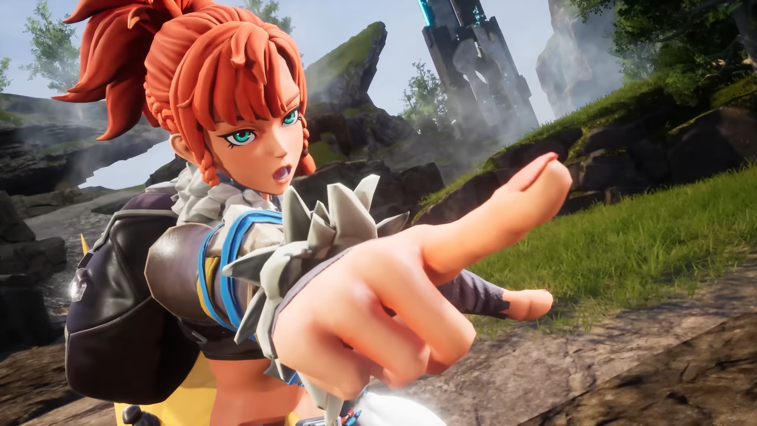 Palworld trainer pointing