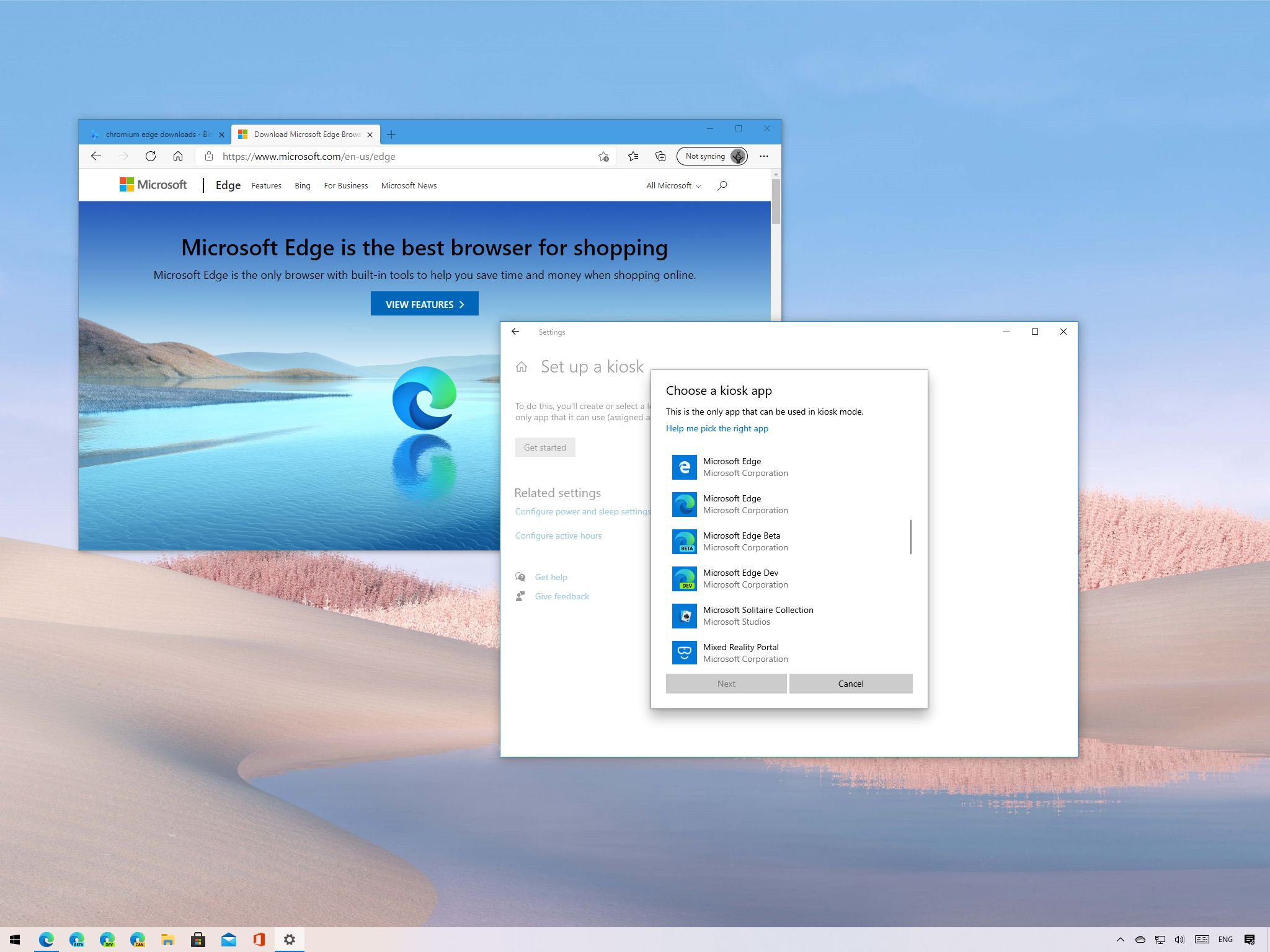 How to set up Microsoft Edge (Chromium) in kiosk mode on Windows 10 ...