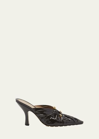 Bunnie Calfskin Mule Pumps