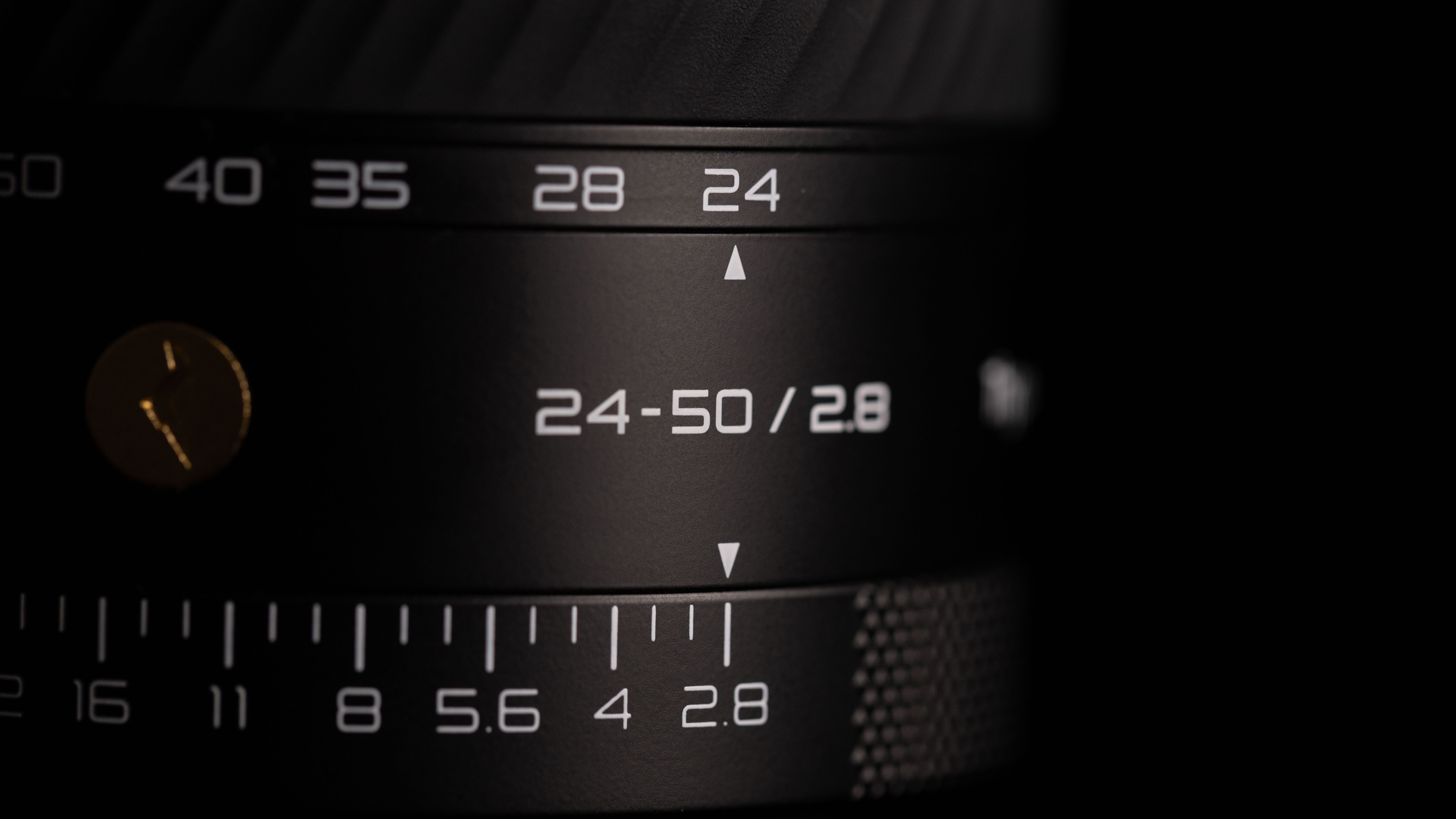 A close-up photo of the new Thypoch Voyager 24-50mm f/2.8