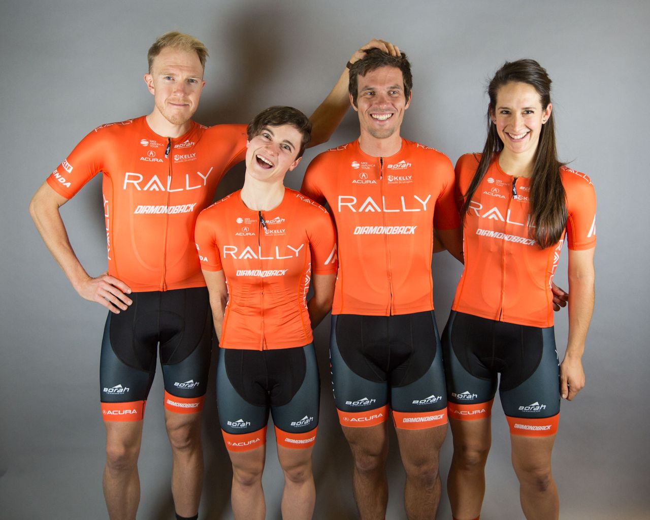 Every photo attempt started like this. Rob Britton, Heidi Franz, Evan Huffman, and Sara Bergen