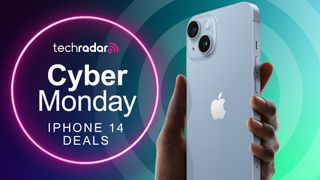 Cyber Monday iPhone 14 deals hero