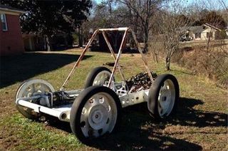 A prototype lunar roving vehicle was found in a residential backyard in Alabama in 2014, but was sold before NASA asserted ownership.