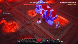 Minecraft Dungeons Mobs Redstone Monstrosity