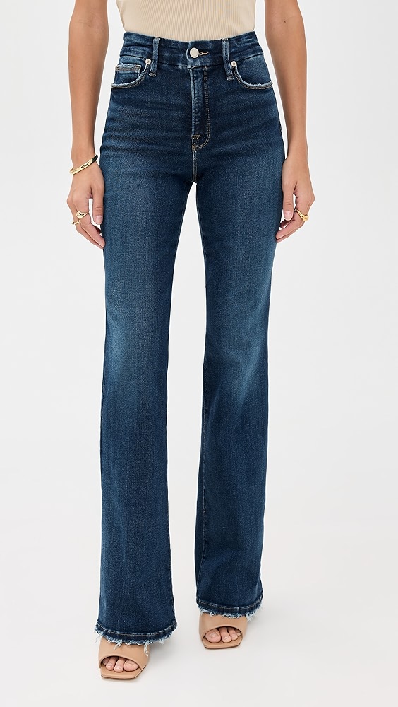 Good American Soft Tech Good Classic Bootcut Jeans