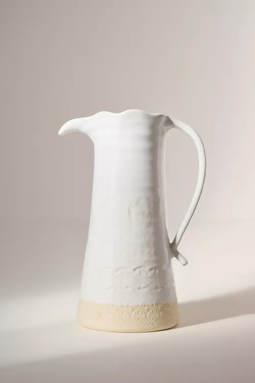 Old Havana Portuguese Stoneware Pitcher