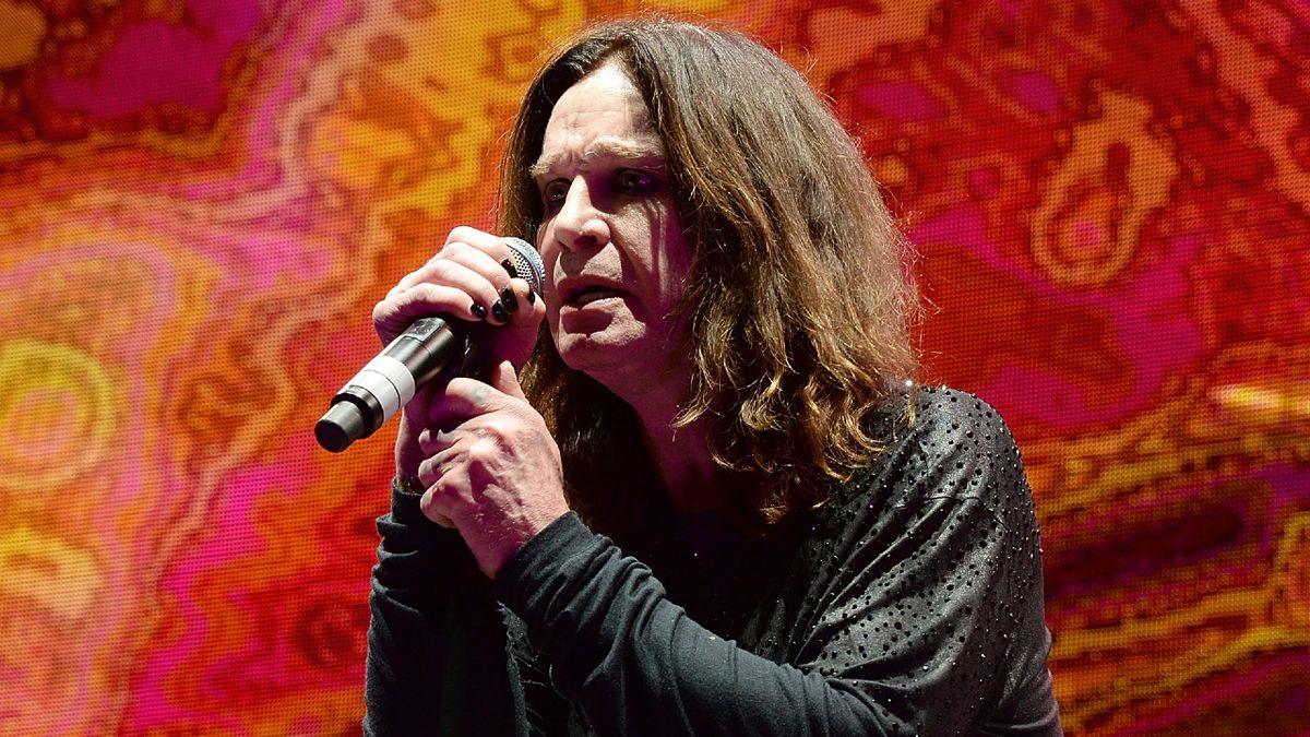 Ozzy Osbourne performing live with Black Sabbath in 2016