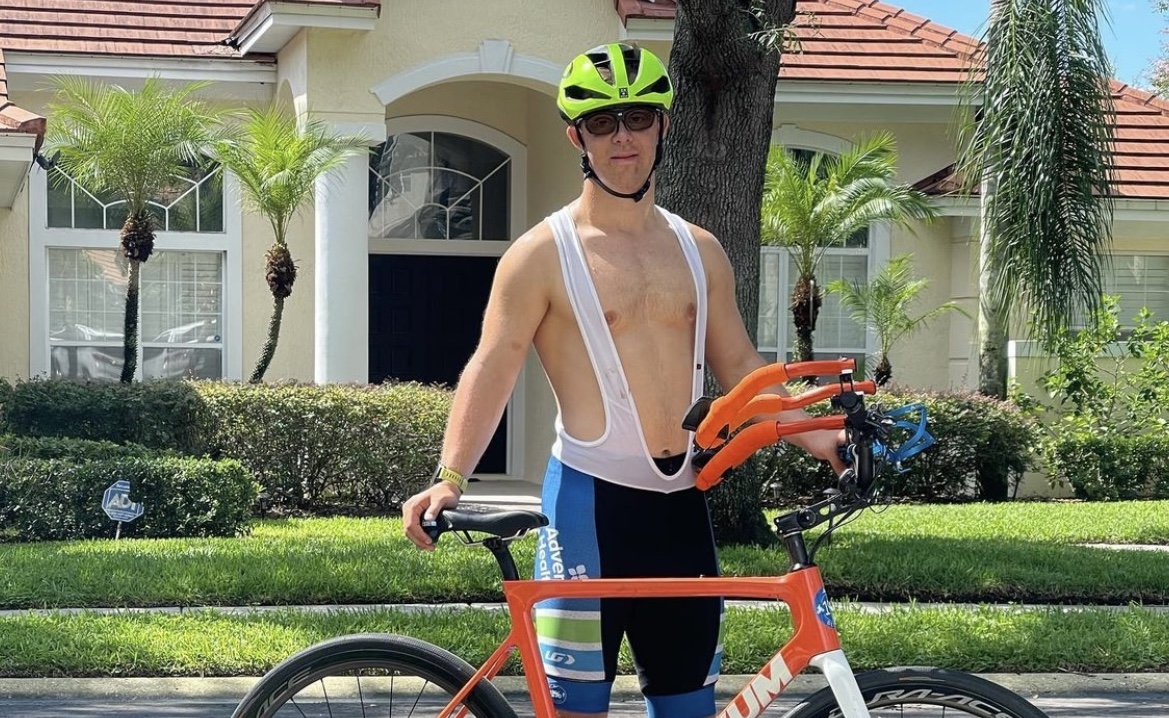 Chris Nikic prepares for the Ironman World Championship
