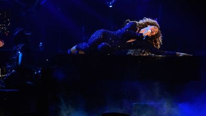 Beyonce pulled off stage in Brazil