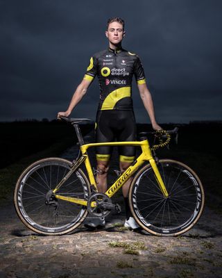 Niki Terpstra with his new kit and bike for 2019