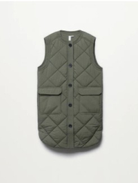 Buttoned quilted gilet, $99.99 (£59.99) | Mango