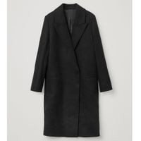 WOOL-MIX OVERSIZED LAPEL LONG COAT, NOW £126 WAS £180 (30% OFF)
