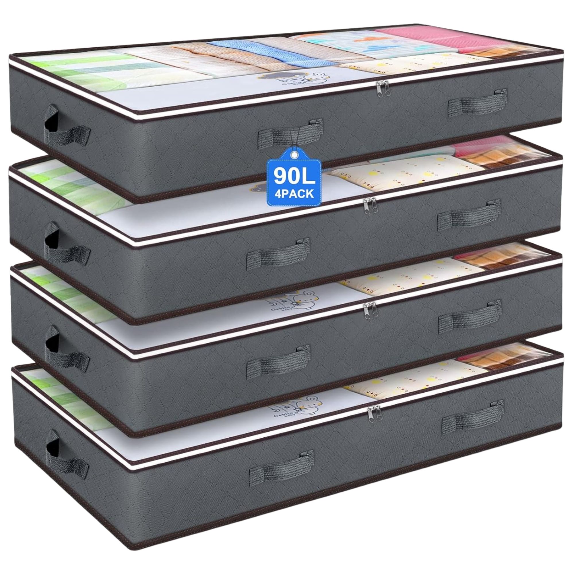 Budding Joy 90L Under Bed Storage Containers