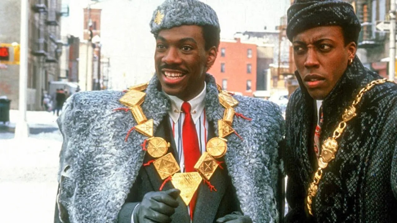 Arsenio Hall and Eddie Murphy in Coming to America