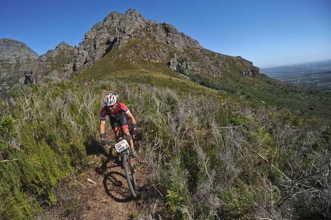 Top Billing presenter Janez Vermeiren of Team Absa Sexy Mountain Goats during the final stage