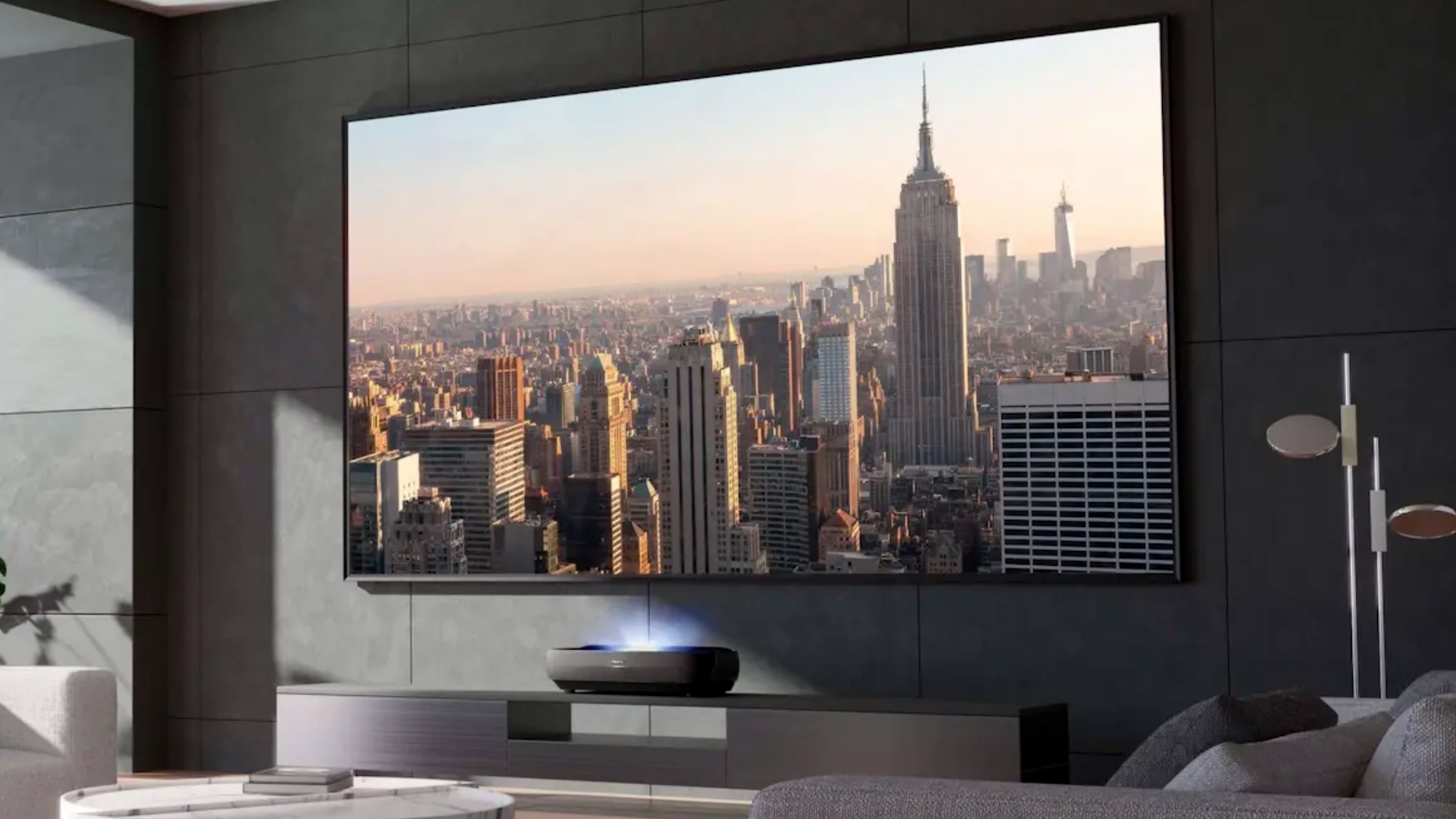 Hands-On With LG's 100-Inch Laser TV