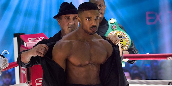 Sly Stallone and Michael B. Jordan in Creed II