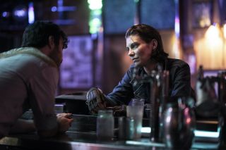 Maggie in a bar in The Walking Dead: Dead City