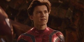 Tom Holland as Spider-Man in Avengers: Infinity War