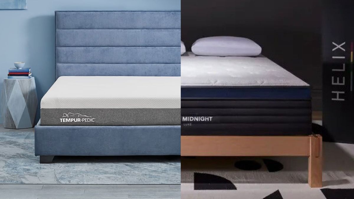 Tempur-Pedic Tempur Cloud vs Helix Midnight Luxe mattress