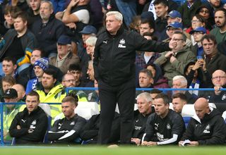 Steve Bruce felt there was a foul in the build-up to Chelsea's winner (Steven Paston/PA)