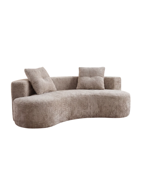 Curved Boneless Couch 