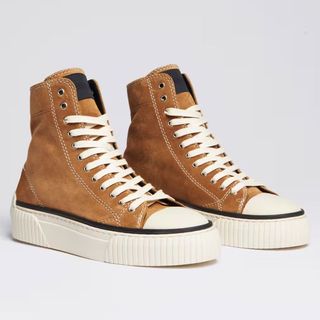 Suede High Top Trainer