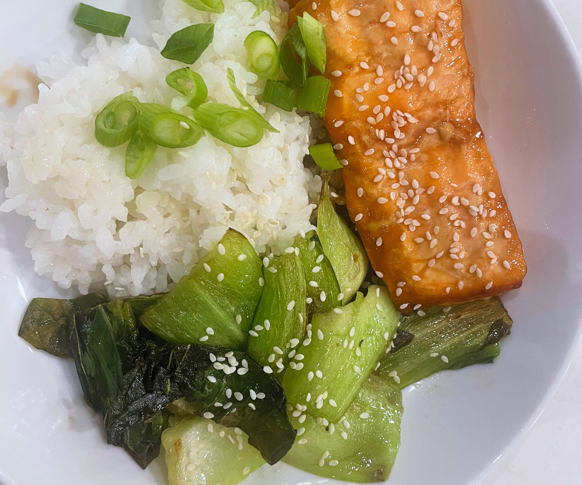 Salmon teriyaki