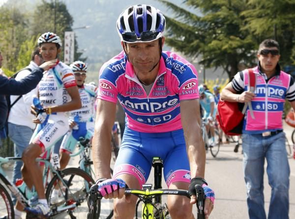 Michele Scarponi (Lampre-ISD) after stage two of the Giro del Trentino.