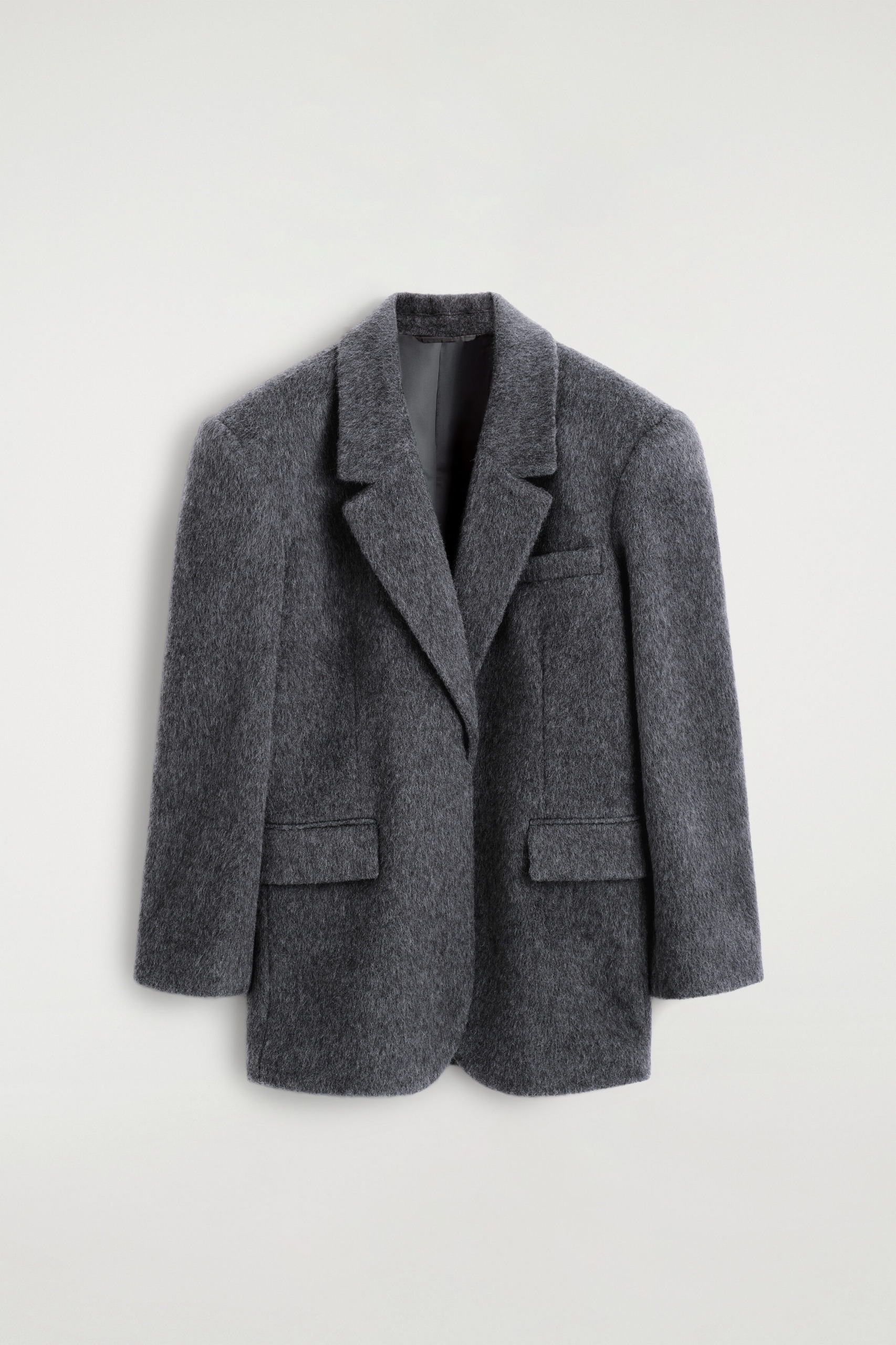 Brushed-Wool Blazer