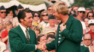 Gary Player and Jack Nicklaus at the Masters