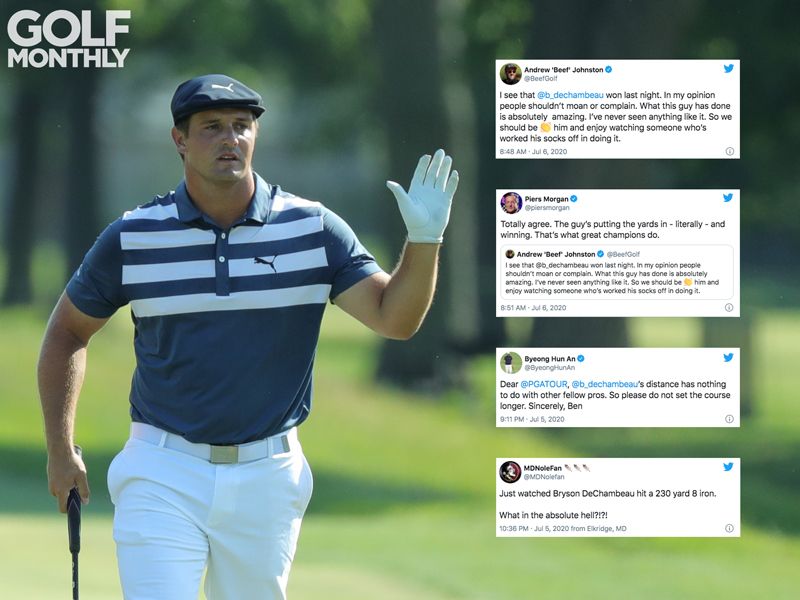 How Social Media Reacted To Bryson DeChambeau's Win | Golf Monthly
