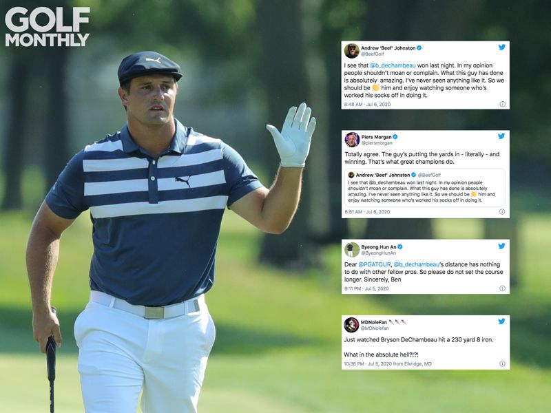 How Social Media Reacted To Bryson DeChambeau&#039;s Win