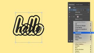 A screengrab from a video of Adobe Illustrator hacks