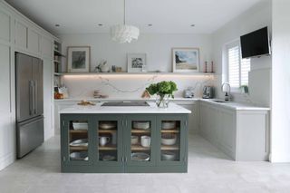 kitchen lighting ideas in a classic contemporary kitchen