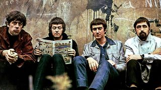 A detail from the cover of the Blues Breakers With Eric Clapton album