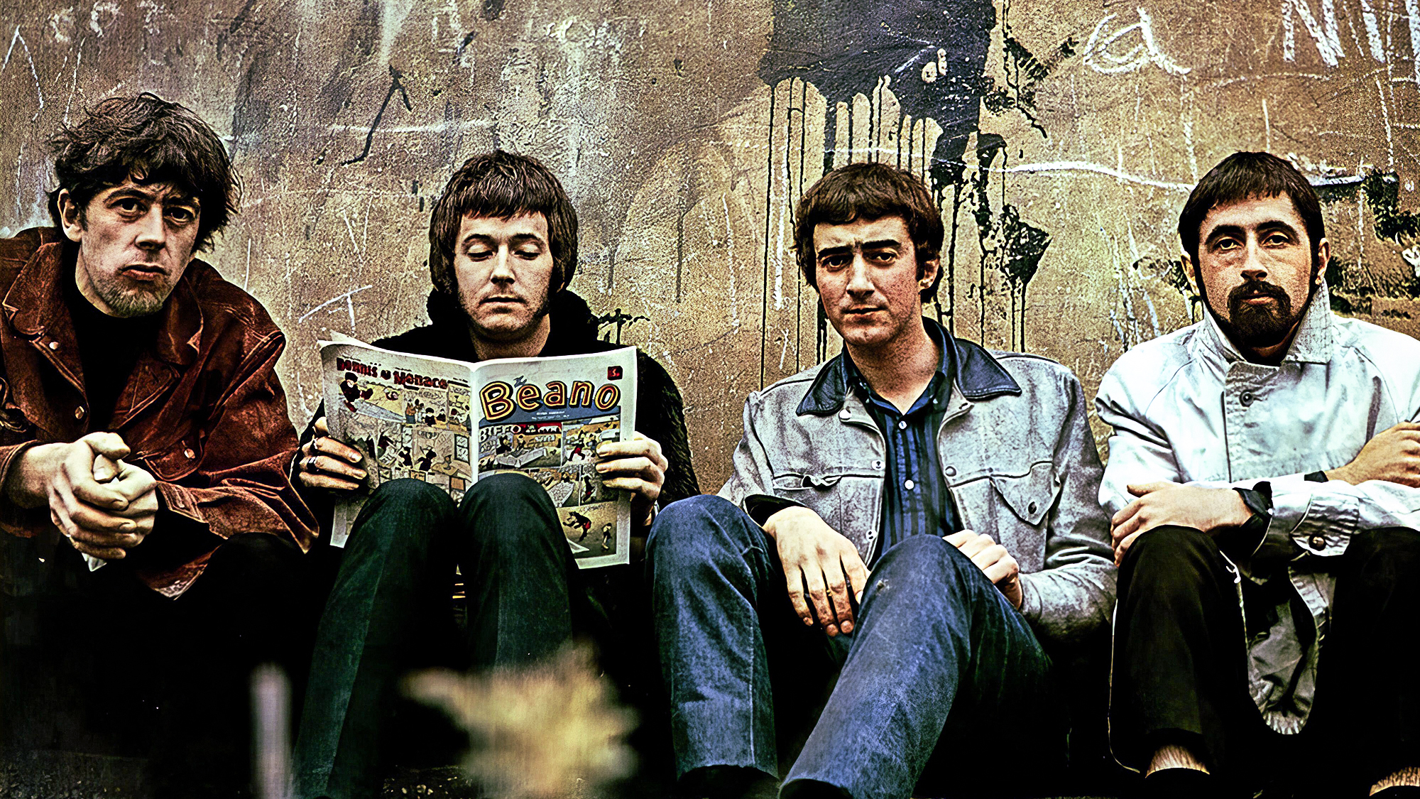 A detail from the cover of the Blues Breakers With Eric Clapton album