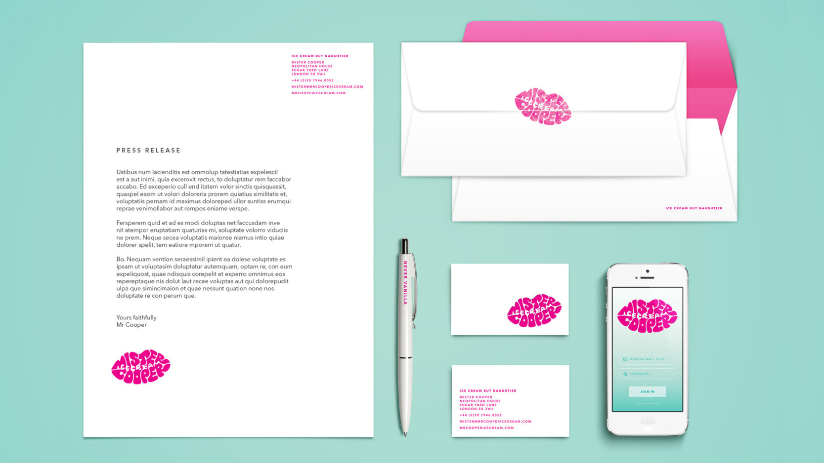 Johnson Banks' Mr Cooper identity was was all over the design press even while the product was still being tested