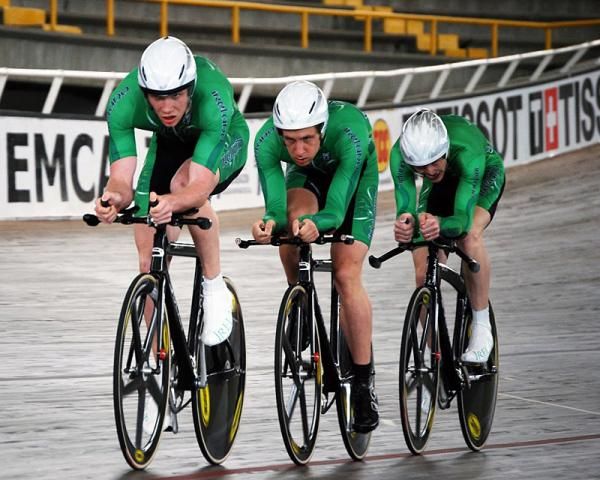 Ireland finished sixth in the men's team pursuit qualifying round.